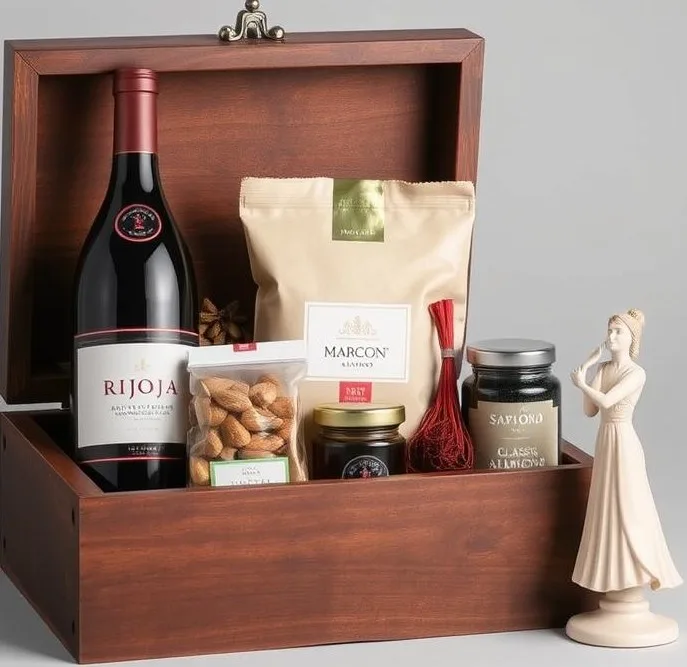 Canasta española de regalo